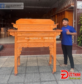 Bàn thờ gia tiên, bàn thờ Phật gỗ tự nhiên tại xã Long Hải – TP Hồ Chí Minh