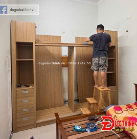 Đồ gỗ Đức Thịnh thi công tủ quần áo Nguyễn An Ninh Vũng Tàu – Tủ quần áo chất lượng, thi công chuyên nghiệp