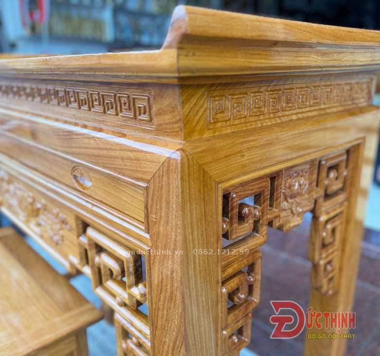 ÁN GIAN THỜ GỖ ĐỎ 127 - TỦ GẦM