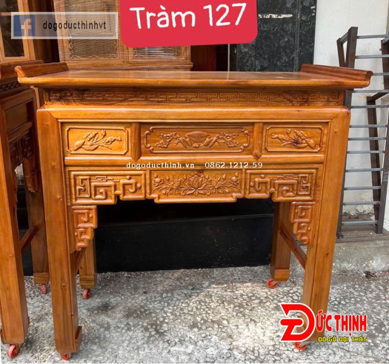 Án Gian thờ gỗ tràm 127- nhất cấp