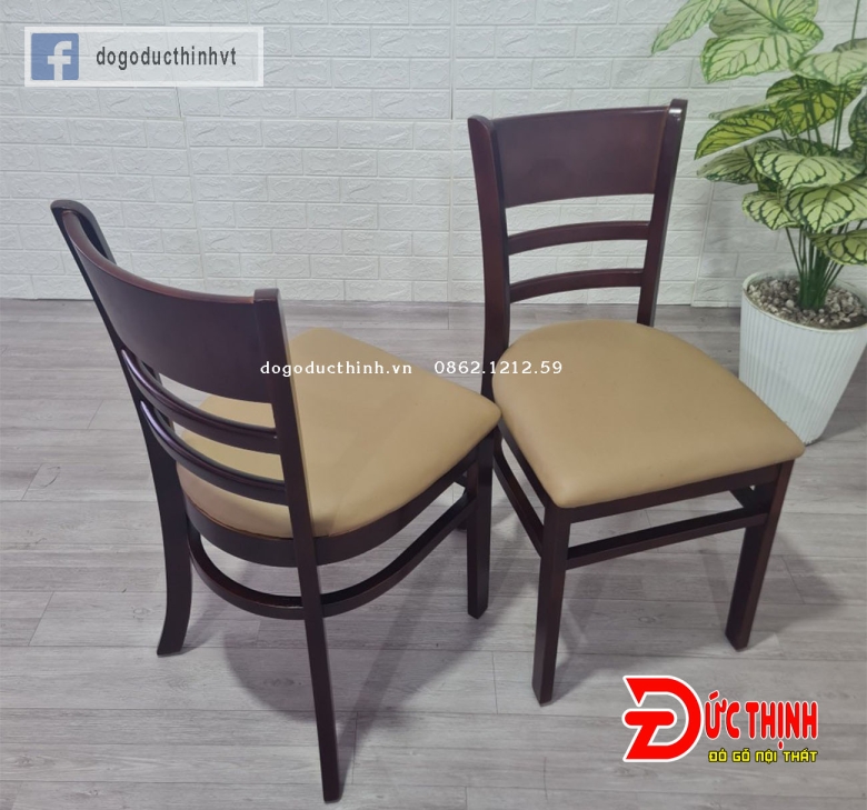 Bàn ăn Cabin - 6 Ghế - Màu nâu