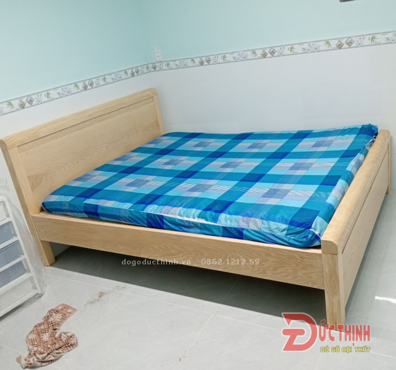 Giường gỗ sồi - Giường ngủ giá rẻ - giá sỉ