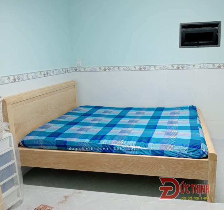 Giường gỗ sồi - Giường ngủ giá rẻ - giá sỉ