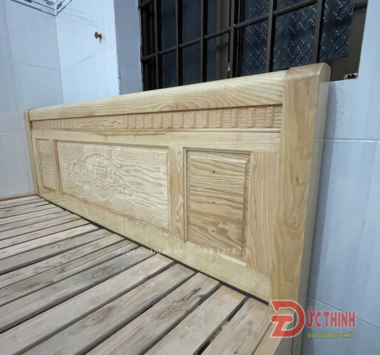 Giường gỗ sồi - Giường ngủ giá rẻ - giá sỉ