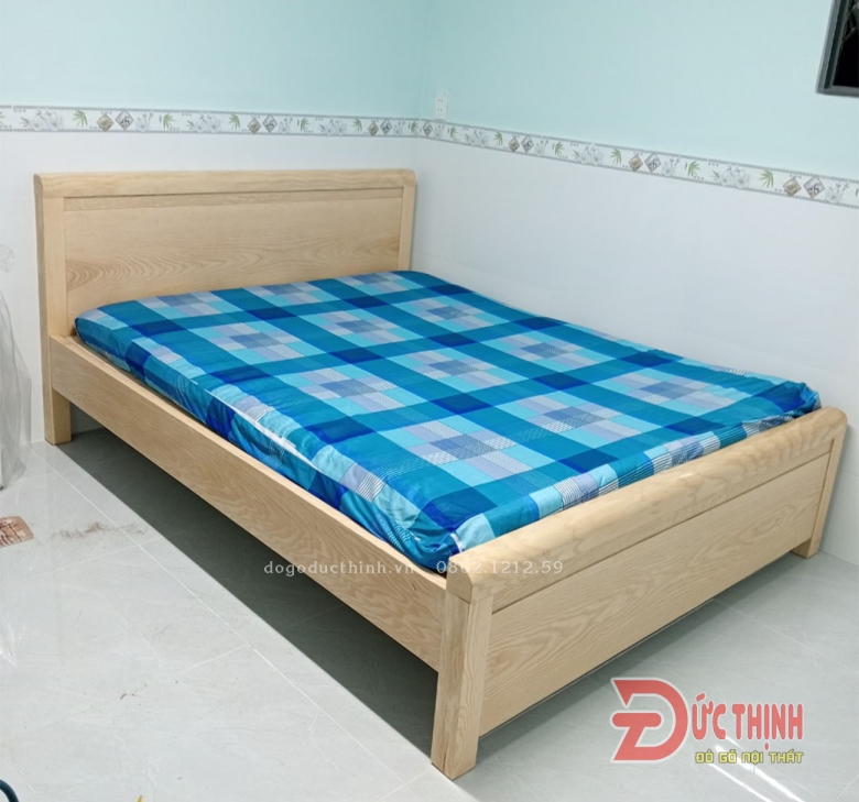 Giường gỗ sồi - Giường ngủ giá rẻ - giá sỉ
