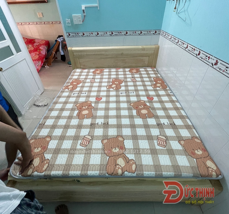 Giường gỗ sồi - Giường ngủ giá rẻ - giá sỉ