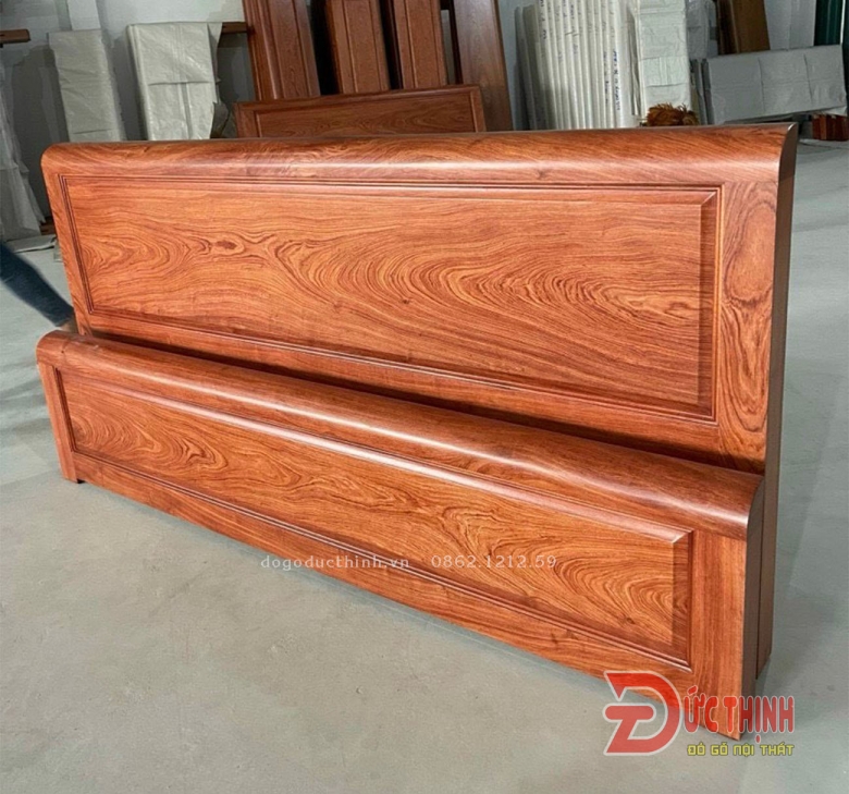 Giường Ngủ Gỗ Hương Đá Có Ngăn Kéo, Vạt Phản