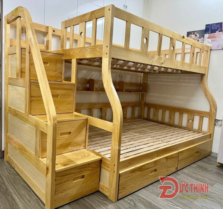 Giường Tầng Cao Cấp mẫu BS OBA 1M2/1M4