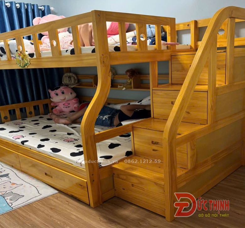 Giường Tầng Cao Cấp mẫu BS OBA 1M2/1M4