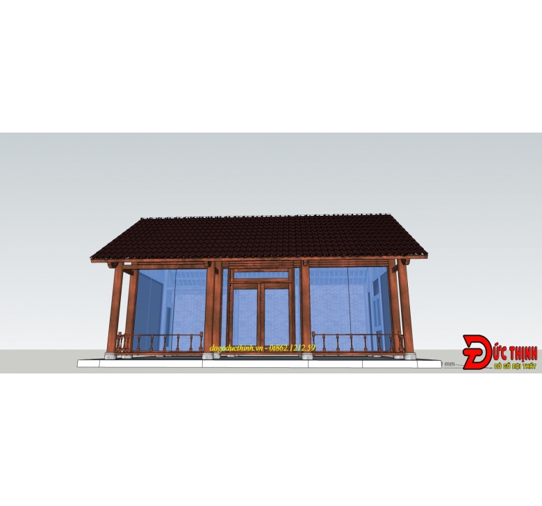 Bản vẽ thi công nhà gỗ Mr. Trường Long Hải