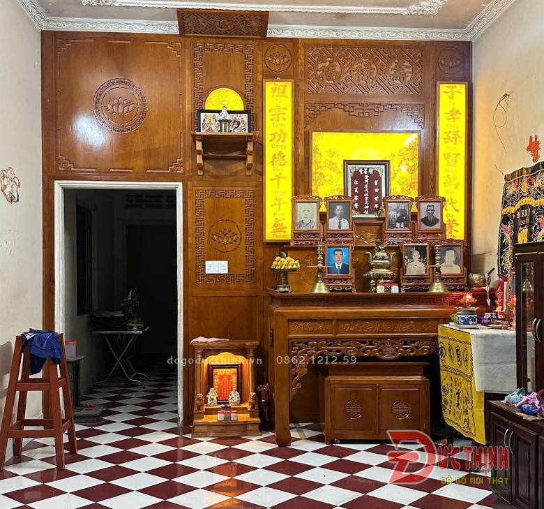 Mẫu phòng thờ 55 - Xu hướng nội thất phòng thờ 2025
