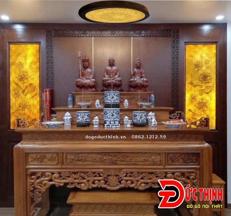 Bảng giá thi công vách CNC phòng thờ 2025