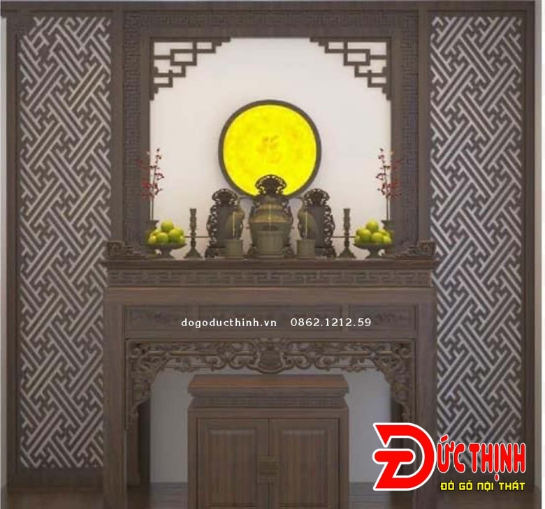 Bảng giá thi công vách CNC phòng thờ 2025