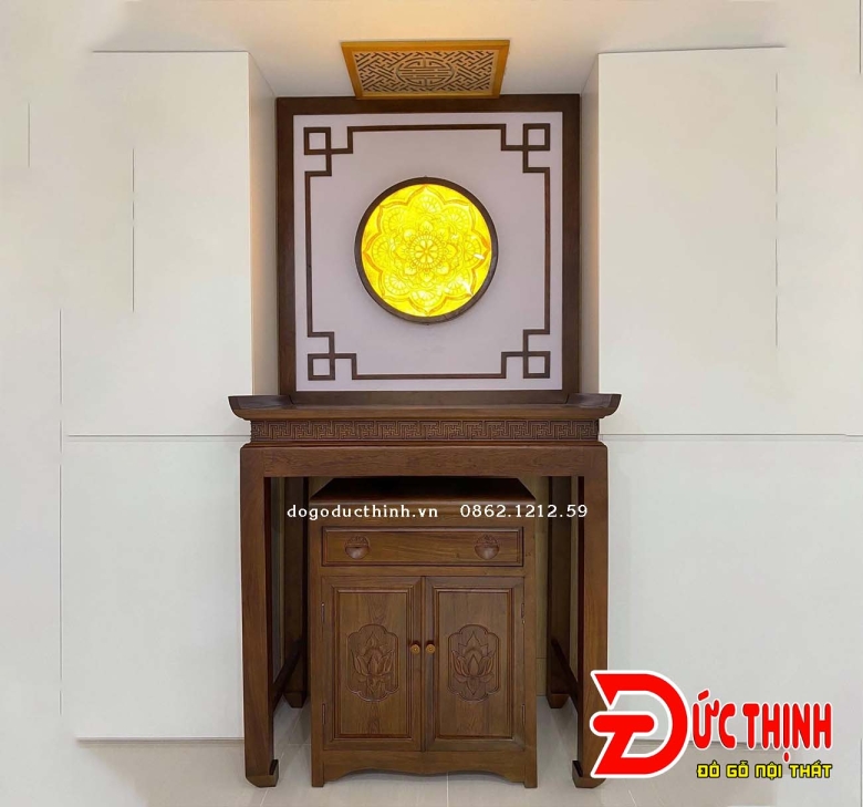 Bảng giá thi công vách CNC phòng thờ 2025