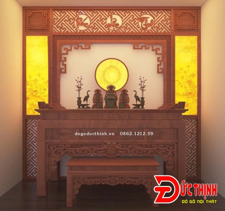 Bảng giá thi công vách CNC phòng thờ 2025