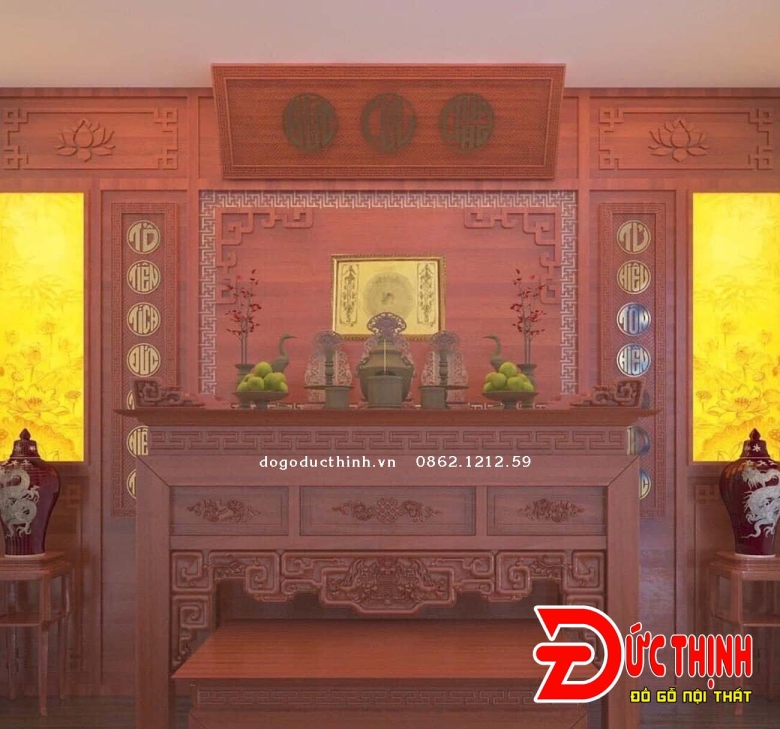 Bảng giá thi công vách CNC phòng thờ 2025