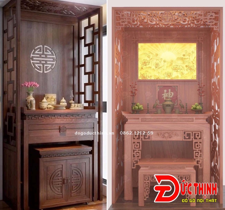 Bảng giá thi công vách CNC phòng thờ 2025