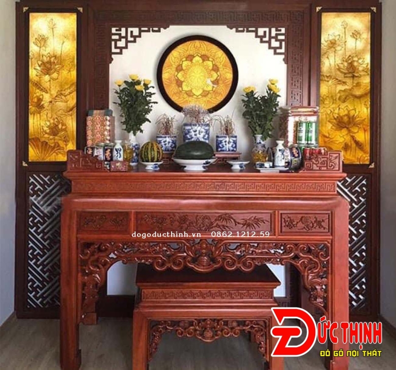 Bảng giá thi công vách CNC phòng thờ 2025