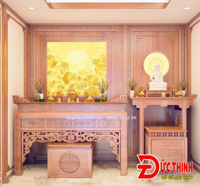 Bảng giá thi công vách CNC phòng thờ 2025