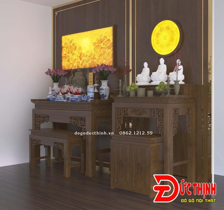 Bảng giá thi công vách CNC phòng thờ 2025