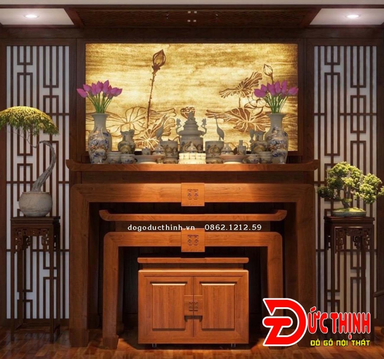 Bảng giá thi công vách CNC phòng thờ 2025