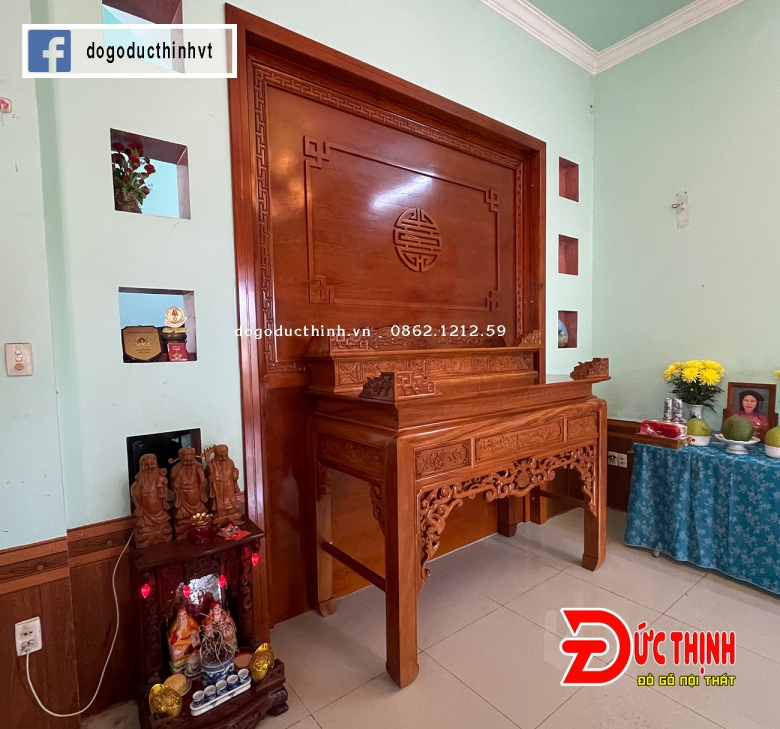 Bảng giá thi công vách CNC phòng thờ 2025