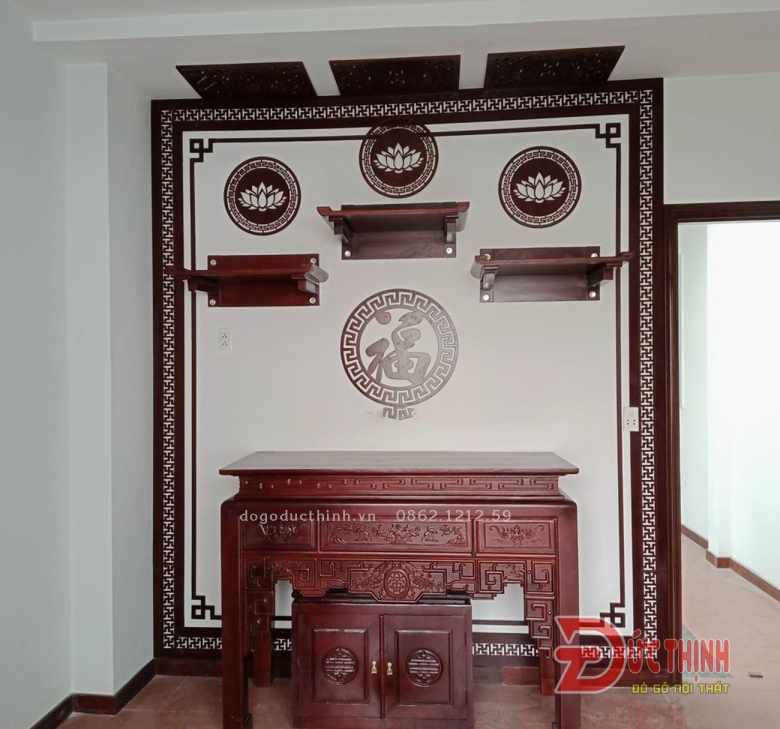 Bảng giá thi công vách CNC phòng thờ 2025