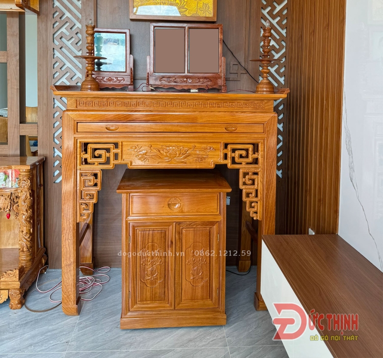 Bảng giá thi công vách CNC phòng thờ 2025