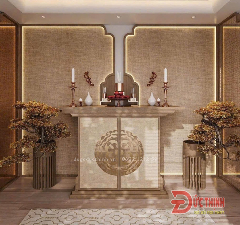 Bảng giá thi công vách CNC phòng thờ 2025