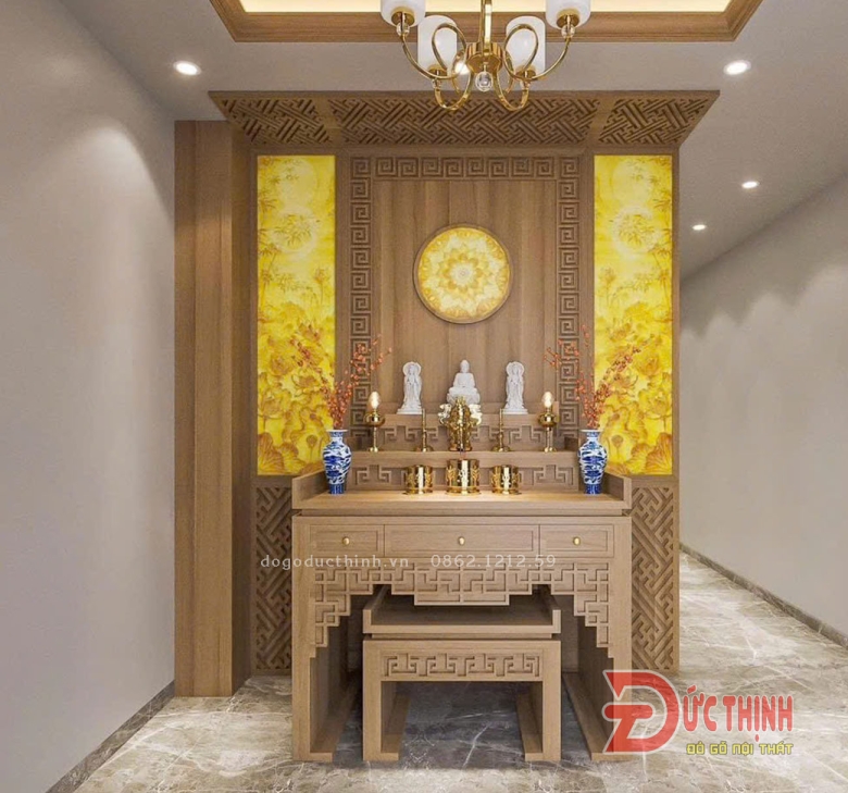 Bảng giá thi công vách CNC phòng thờ 2025