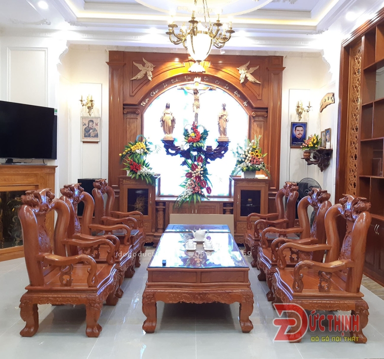 Salon Hương Đá - Đào Tiên - Cột 12 - 6 ghế đơn - 12 món
