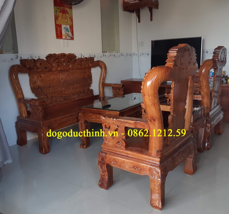 Salon Hương Vân - Rồng Bát Tiên - Cột 10 - Tay Rồng - 6 món