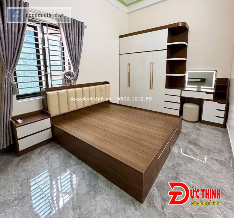 Mẫu tủ quần áo MDF thiết kế theo yêu cầu