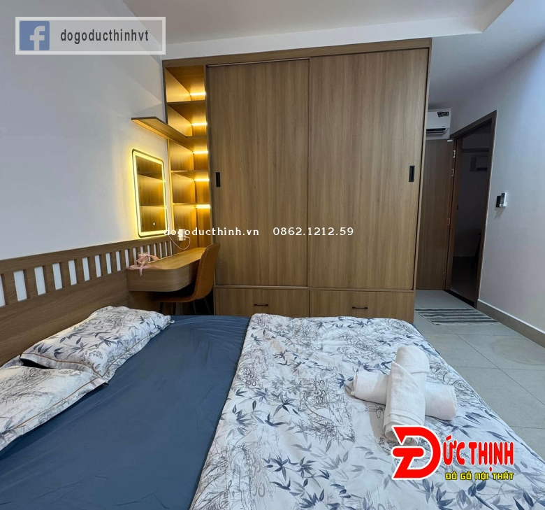Mẫu tủ quần áo MDF thiết kế theo yêu cầu