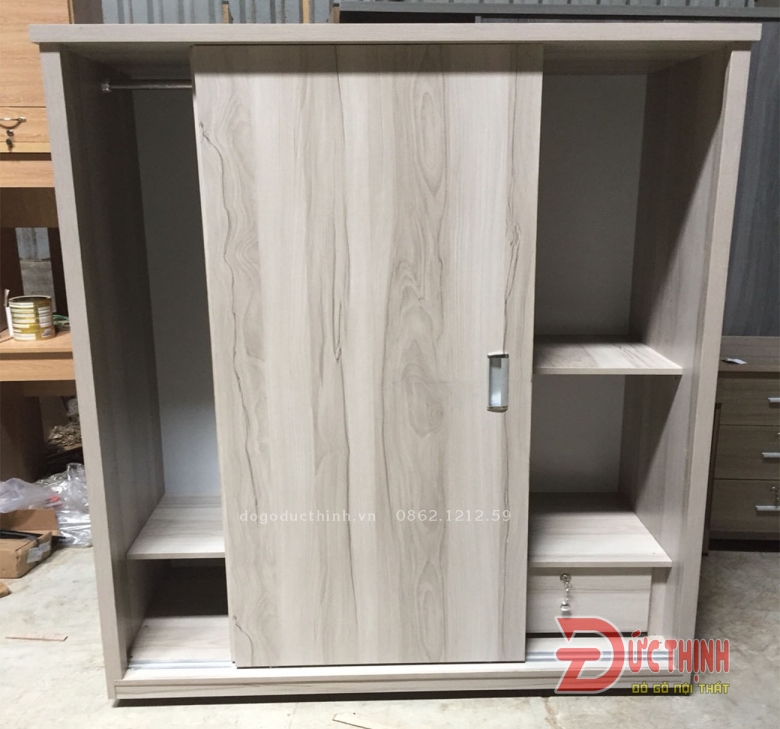 Tủ quần áo gỗ MDF cánh trượt (cánh lùa)