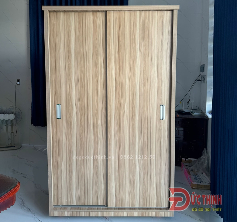 Tủ quần áo gỗ MDF cánh trượt (cánh lùa)