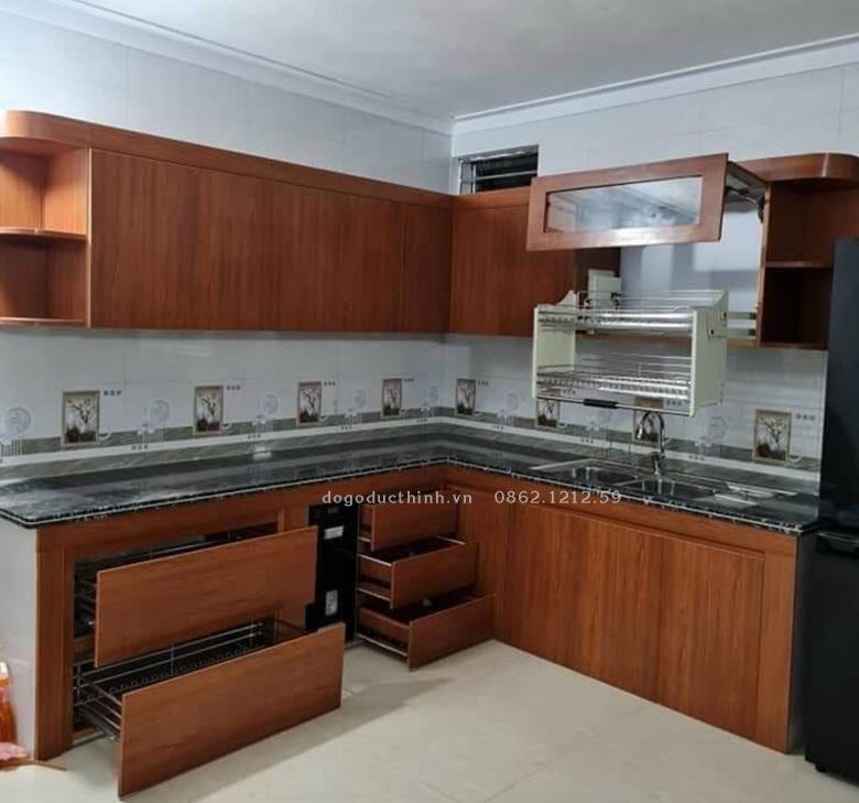 Bảng giá thi công tủ bếp