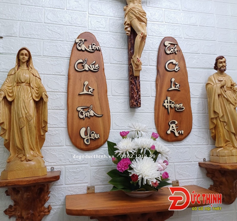 Bộ tượng Đạo gỗ Pơ Mu 