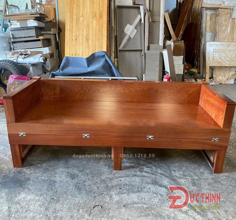 Giường Gấp Gỗ Xoan Đào