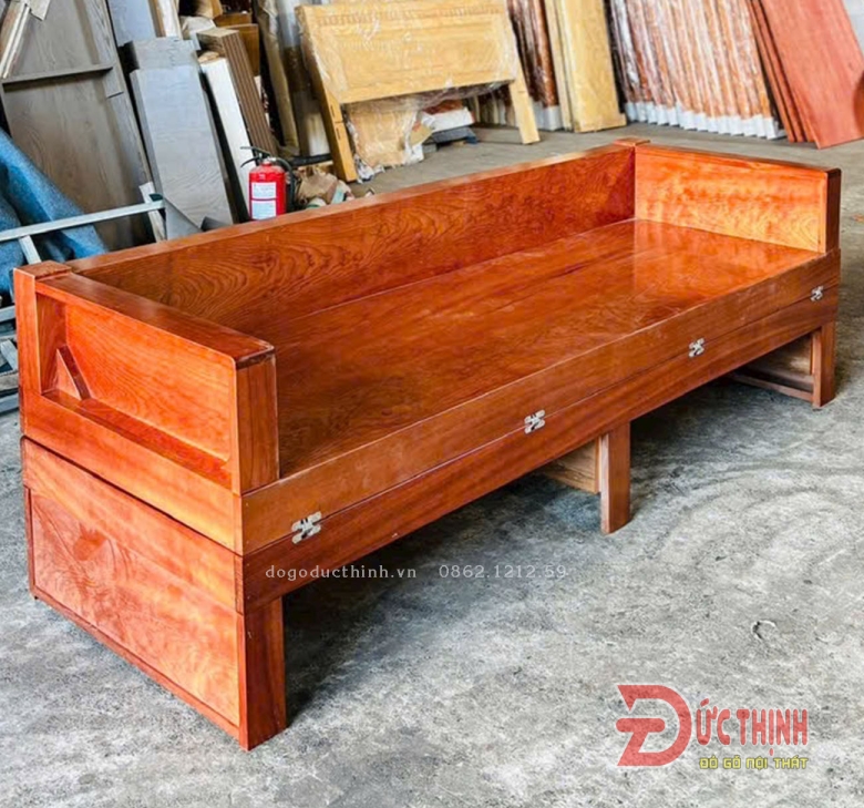 Giường Gấp Gỗ Xoan Đào