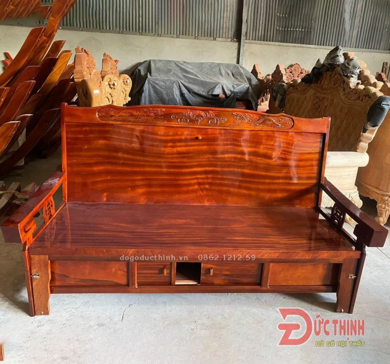 Trường kỷ kéo gỗ Quỷnh