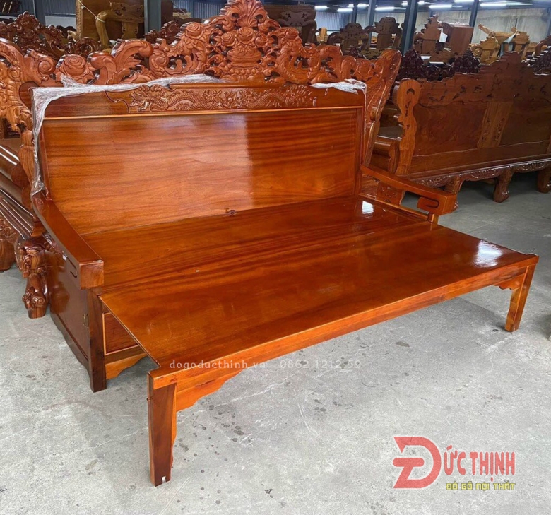 Trường kỷ kéo gỗ Quỷnh