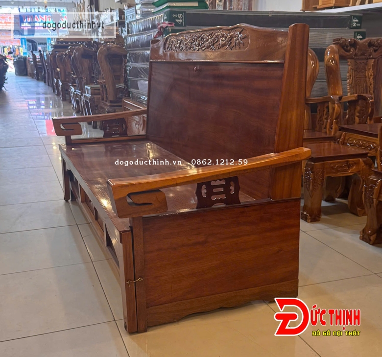 Trường kỷ kéo gỗ Quỷnh
