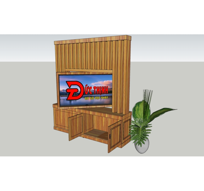 BẢN VẼ MÔ PHỎNG ĐỒ GỖ NỘI THẤT MR. DUY